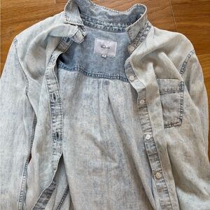 Rails Light Wash Denim Shirt